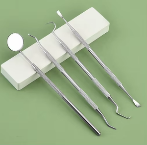 Prix d'usine – Kit d'instruments dentaires manuels en acier inoxydable pour le soin et le nettoyage buccal – Réutilisable – Usage professionnel – Accessoire pour dentiste - Product Image 4