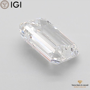 Anillo de Compromiso con Diamante de Laboratorio CVD de 3.50 Quilates, Corte Esmeralda, Excelente Calidad, con Certificado IGI, Color D, Claridad VVS1 - Product Image 6