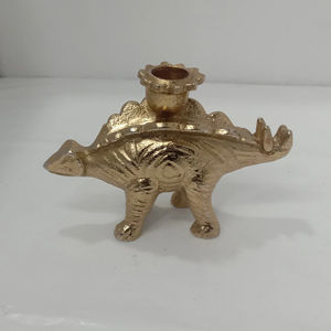 Porte-bougie décoratif en métal de luxe avec cheminée en verre pour décoration de table au meilleur prix - Product Image 1