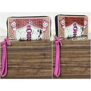 Cartera de mano de cuero genuino estilo occidental de gran capacidad 2026 para mujer, de diseñador de lujo, de moda, de piel de vaca - Product Image 1