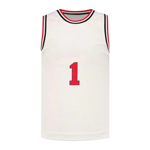 Nueva llegada: Jersey de baloncesto sin mangas, transpirable, 100% poliéster, con logo personalizado y estampado por sublimación, al mejor precio bajo. - Product Image 5