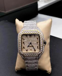 Reloj de pulsera de alta gama con diamantes de moissanita estilo japonés, el más vendido, ideal para regalo de lujo, disponible a un precio asequible. - Product Image 3