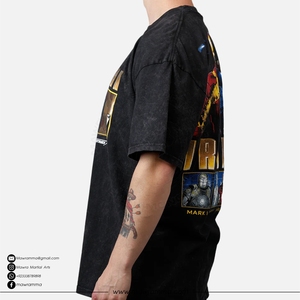 Iron Man <b>Marvel</b> Studios Oversized Men's T-Shirt Short Sleeve Cotton Jersey Character <b>Print</b> Casual O-Neck Front Logo - Product Image 5