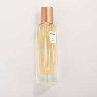 Fabrication en gros de parfums en stock, flacon de parfum en verre triangulaire de 30 ml et 45 ml avec atomiseur