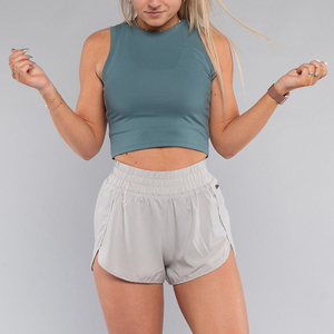 Shorts Personalizados para Mujer, Sólidos, Holgados, con Cordón Ajustable, Cintura Elástica, Pantalones Cortos Casuales para Mujer, Shorts Deportivos para Yoga, HECHO POR BS 2026 - Product Image 2