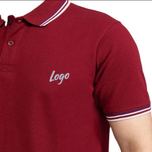 Polo personnalisé avec col contrasté à biais, manches courtes, polo décontracté pour homme - Product Image 3