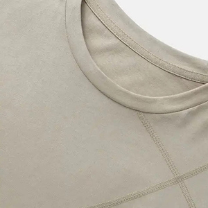 Camisetas de Hombre, Mezcla de Poliéster y Algodón, Diseño de Logotipo Personalizado, Serigrafía, Cuello Alto Tejido, Ropa Formal Transpirable, Estilo Urbano 2026 - Product Image 6