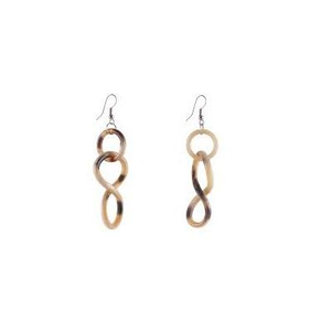 ต่างหูทำจากเขาควายแกะสลักด้วยมือ กันน้ำ แฟชั่นสำหรับผู้หญิงและเด็กผู้หญิง เหมาะสำหรับเป็นของขวัญทางธุรกิจ รับสั่งทำ งานฝีมือธรรมชาติ - Product Image 4