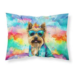 ปลอกหมอนมาตรฐาน Cairn Terrier hippie dawg น้ำหนักเบานุ่มพิเศษดูแลง่ายงานศิลปะตกแต่งขนาดมาตรฐาน - Product Image 1