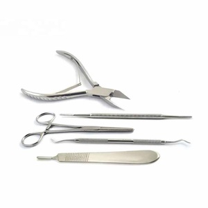 Podiatry Basic Pack/Chiropody Instruments Set 2 Podiatry Cantilever <b>Thick</b> Nail Clippers Nail File 410 Japanese Stainless Steel - Product Image 4