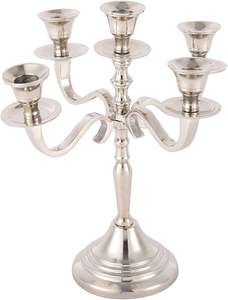 Candelabro de aluminio de alta calidad, chapado en oro, de 5 brazos, para decoración del hogar y hoteles, personalizable, con el mejor acabado en oro. - Product Image 5