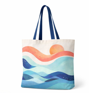 Reusable Grocery Shopping Bag Custom Logo Shoulder Carry <b>Handbag</b> Wholesale Reusable Shopping Grocery Custom <b>Canvas</b> Tote Bags - Product Image 3