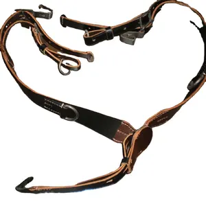 Logotipo de requisito personalizado para hombres de alta calidad 100% cuero genuino al aire libre combate alemán Y correas - Product Image 1