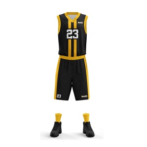 Ensemble d'uniformes de basket-ball pour hommes personnalisables Cool New Style avec respirant Plus Size Options Logo personnalisé inclus - Product Image 5