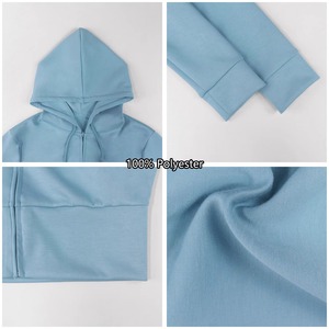 Chaqueta Deportiva Casual para Mujer, Chaqueta Corta Ajustada con Cierre para Otoño e Invierno, Sudadera Deportiva para Yoga y Ejercicio - Product Image 5