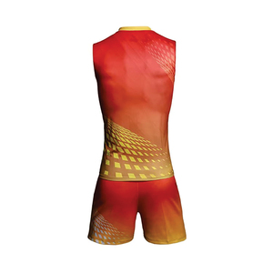 Custom <b>Volleyball</b> Uniform <b>Set</b> Breathable Quick Dry Jersey and Shorts with Name Number Printing - Product Image 3