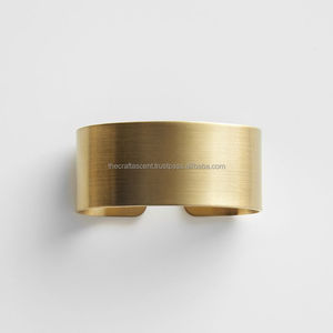 Porte-serviettes de luxe en aluminium doré fait main, tendance, pour mariage, vente en gros, prix bas, anneaux décoratifs pour serviettes - Product Image 1