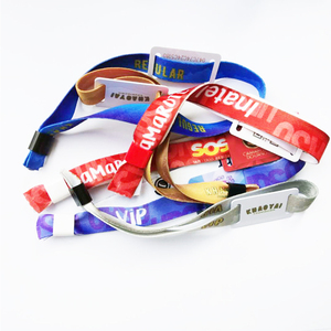 축제 행사용 125KHz <span class=keywords><strong>RFID</strong></span> 13.56MHz NFC 손목밴드 맞춤형 방수 출입 통제 패브릭 스마트 팔찌 (로고 포함) - Product Image 4