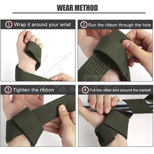 Sangle de levage en néoprène durable pour l'entraînement musculaire, confortable et respirante, réglable, légère, pour une utilisation à long terme - Product Image 3