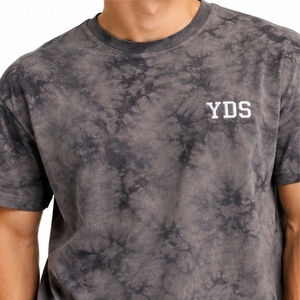 Camiseta Tie Dye para Hombre, Premium, Suave, Transpirable, Moderna, Cómoda, de Manga Corta, Cuello Redondo, Corte Regular, de Algodón, Informal - Product Image 4