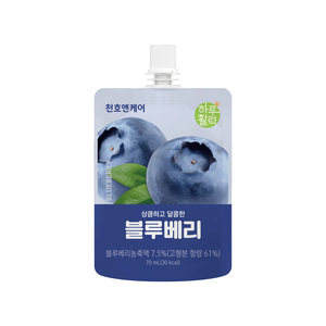 [ChunhoNcare] Jugo de Arándanos 70ml 30 Unidades 25 Arándanos y Vitamina C 110mg Bebida Coreana Saludable en Bolsa - Product Image 2