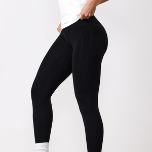 Wholesale Custom Logo Pants <b>Booty</b>-Lifting High Waist Full-Length <b>Leggings</b> Tummy Control Breathable Eco-Friendly Sports - Product Image 6