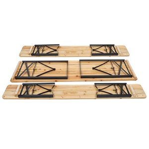 28819587 Replacement Picnic Combo 3PCS <b>Set</b> 5.8FT Wood Garden <b>Table</b> and <b>Bench</b> <b>Set</b> - Product Image 2