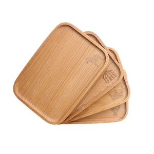 Bandeja de ciprés para decoración del hogar, bandeja de té, tabla de almacenamiento de dulces de madera, artesanías de madera para comedor - Product Image 1