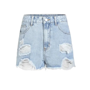 Shorts de Mezclilla para Hombre, Estilo Vintage, Lavado Ácido, Desgastados, Cintura Alta, Corte Holgado, Largura hasta la Rodilla, Casual, Streetwear - Product Image 6