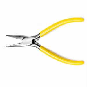 Precision Tapered Nose Pliers Stainless Steel Yellow Grip for Jewelry Making DIY Tools 128mm Custom Jewelry Pliers Manufacturer - Product Image 3
