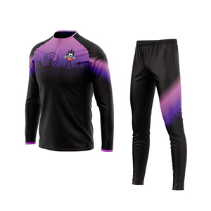 Conjunto Deportivo para Hombre, Casual, Invernal, Transpirable, Ecológico, de Poliéster/Algodón, Corte Regular, Color Sólido, Grueso, con Logotipo Personalizado - Product Image 4