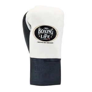 Guantes de Boxeo de Cuero Vacuno Genuino Personalizables de Alta Calidad con Cordones, Acolchado Grueso de 4 Capas para Entrenamiento de Artes Marciales (Sin Boxeo) - Product Image 3