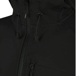 Chaqueta Cortavientos Unisex con Capucha, Color Verde Oscuro, Cierre de Cremallera, Estilo Casual, para Invierno, Carcasa de Poliéster Sólido - Product Image 5