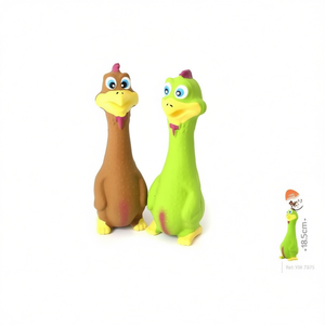 Jouet pour chien en latex Yommy, poulet, 18,5 cm, jouet à mâcher pour animaux de compagnie - Product Image 2