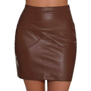 Jupes en cuir pour femmes de haute qualité fabriquées au Pakistan, prix de gros, pour usage extérieur - Product Image 4