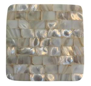 Sous-verres créatifs en nacre naturelle, tissés à la main, isolants pour théière, anti-brûlure, en forme de coquille - Product Image 4