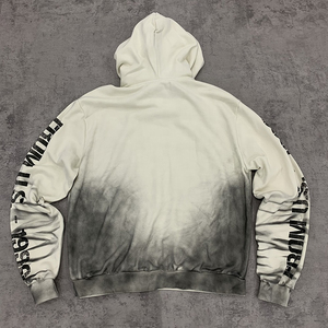 Sweat-shirts à capuche en molleton streetwear d'hiver imprimés sur mesure 2026 OEM Nouveaux surdimensionnés épais 100% coton délavé à l'acide effet vieilli - Product Image 5