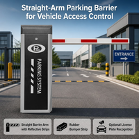 Barrera de Acero Resistente y Económica con Interfaz Abierta para Control de Acceso de Terceros en Puntos de Control de Estacionamientos