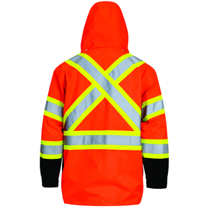 Chaqueta de Seguridad Reflectante de Alta Visibilidad para Equipos de Emergencia, Servicios en Carretera, Trabajos de Construcción y Seguridad al Aire Libre - Product Image 5
