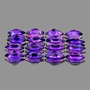 Ametyste violette naturelle, taille marquise facettée, clarté VVS impeccable, certifiée GIA IGI, pierre précieuse en vrac de haute qualité pour bijoux - Product Image 5