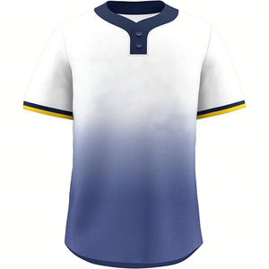 Maillot de baseball tendance en gros, respirant et disponible dans toutes les couleurs, nouveau design, maillot de baseball vierge, téléchargé par Dress Sports - Product Image 3