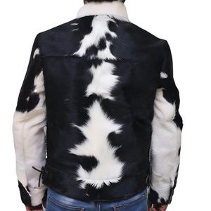 Chaqueta de Cuero Genuino de Piel de Vaca para Hombre, Chaqueta de Cuero Premium, Prenda Exterior Elegante y a la Moda para la Temporada de Invierno - Product Image 4
