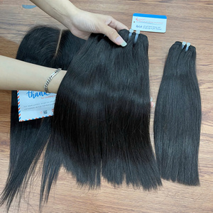 Extensiones de Cabello Humano Vietnamita 100% Natural, Liso, en Trama, de la Mejor Calidad, Ondulado, 8 Pulgadas, Precio Económico - Product Image 2