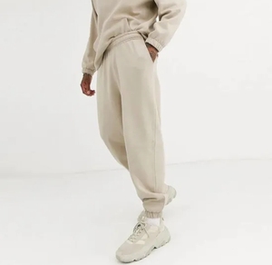 <b>Men</b> & Women Sweat Suit Set Hooded Sweatshirt and <b>Tapered</b> <b>Jogger</b> Pants Comfortable Casual Loungewear OEM Custom Logo Wholesale - Product Image 4