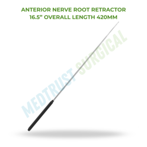 Retractor de Raíz Nerviosa Anterior de 16.5 Pulgadas (420 mm), Instrumento Quirúrgico Neuroespinal para Retracción de Nervios y Descompresión Espinal - Product Image 2