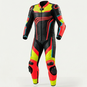 Trajes de moto de carreras personalizados al por mayor, último estilo, chaquetas de motocicleta de cuero genuino ligeras, trajes de motociclista recién llegados en venta - Product Image 2