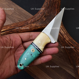 Cuchillo utilitario EDC estilo Kiridashi hecho a mano de 6 pulgadas con mango de madera personalizado, hoja fija de acero inoxidable con punta de gota, OEM ODM al por mayor - Product Image 2