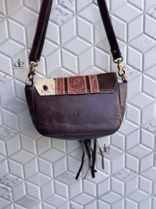 Nouvelle Collection véritable fourrure de vachette usiné à la main en cuir sac à bandoulière sculpture bohème sacs belle vente chaude sacs pour les femmes - Product Image 3