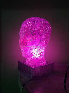 Mosaico de vidrio cara bola hombre cráneo bola arte decorativo artesanía esfera ornamento azulejos de vidrio diseño patrón - Product Image 6