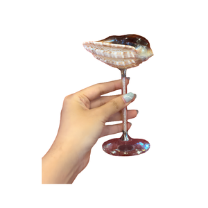 Natural Vietnam Conch Seashell Goblet Handmade from Genuine Seashell for Interior Decoration, Events and Retail Display - Product Image 1